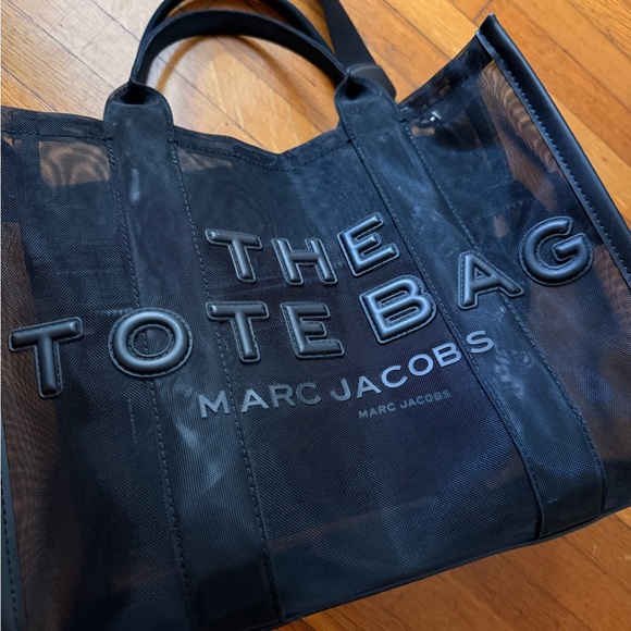 Marc Jacobs • Black Mesh Tote Bag - Picture 3 of 8